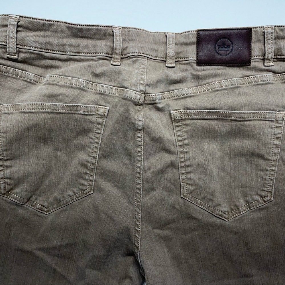 Peter Millar 5 Pocket Pants Mens Size 35x31 Brown Straight Leg Stretch Golf - Picture 16 of 16
